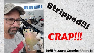 1965 Mustang Steering Upgrade [upl. by Nhaj]