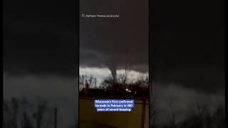 Wisconsin tornado leaves damage but no serious injuries [upl. by Nutter]