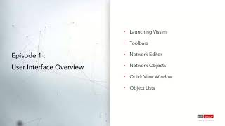 Getting to Know PTV Vissim  Episode 1  User Interface Overview [upl. by Igic]