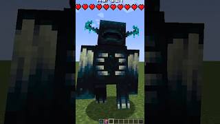 Minecraft Warden vs All Iron Golems Battle 😱 はいよろこんで shorts [upl. by Atinod]