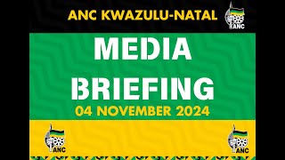 ANC KZN MEDIA BRIEFING [upl. by Audry18]