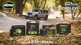 Slime Go Series Cordless Tire Inflator Collection [upl. by Latrice]