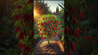 How to Grow Chili Pepper at Home 🌶️ Using Banana amp Aelovera plants shorts farming [upl. by Pattie150]