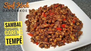 Sambal Goreng Tempé  Sambal Goreng Tempeh Kering  Indonesische Keuken [upl. by Ettesel]