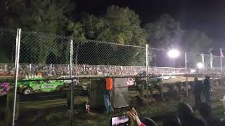 Demolition Derby at Thomasville Exchange Club Fairgrounds 2024 Stock Final Heat Thursday Night [upl. by Atnek]