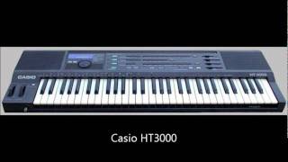 Casio HT3000 demo [upl. by Hafler]