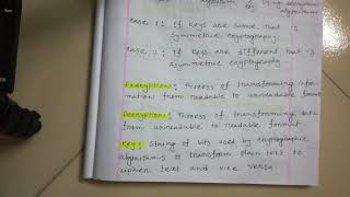 Lecture 1 Basics of Cryptography and Types of Cryptography [upl. by Rawdin]