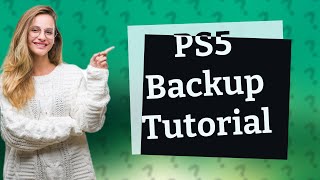 How to save PS5 game data to external hard drive [upl. by Ardussi]