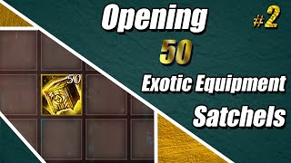 Gw2 Opening 50 Exotic Equipment Satchels 2 [upl. by Naihtsirc]