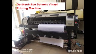 Goldtech Eco Solvent 5ft Vinayl printing machine [upl. by Giffy]