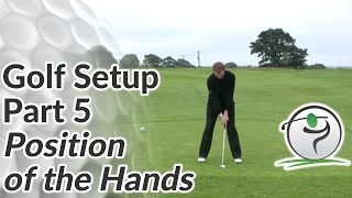 Shaft Angle  Correct Position of the Hands at Address [upl. by Sheryl]