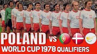 POLAND World Cup 1978 Qualification All Matches Highlights  Road to Argentina [upl. by Gnouhp985]