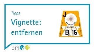 bmvit Vignette entfernen [upl. by Merdith]