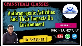 anthropogenic activities and their impacta on environment [upl. by Irej964]