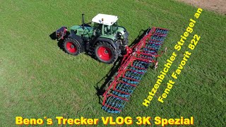 TreckerVLOG 3K Spezial  Hatzenbichler Striegel am Fendt Favorit 822 [upl. by Yatnoed]