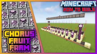 EINFACHE Chorusfrucht Farm 🔸 Minecraft 121 Tutorial 🔸 Neostrics [upl. by Vevine]