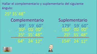 ¿Cómo calcular el ángulo complementario y suplementario [upl. by Huskey]