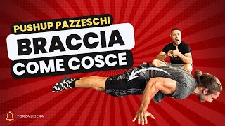 Costruisci braccia come cosce con questi PushUp a Corpo Libero [upl. by Fennie]