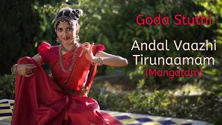 Goda Stuthi and Andal Mangalam  Bharatanatyam  Sukanya Kumar  ft Vijayaa Shanker [upl. by Nahem315]