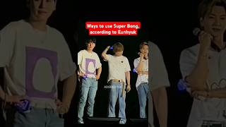 Ways to use Super Bong according to Eunhyuk [upl. by Ettezzus]