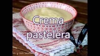 Crema pastelera LA MÁS RICA Y FÁCIL [upl. by Bonacci343]