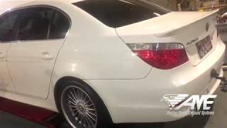 Alpina B5 BMW e60 AME Exhaust Brutal and Elegant Sound in One [upl. by Nyllewell]