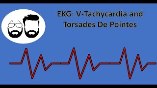 EKG Series Ventricular Tachycardia VTach and Torsades De Pointes Torsades [upl. by Kulseth]