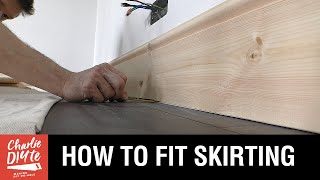 How to Install Skirting Boards  a DIY Guide [upl. by Ddej]