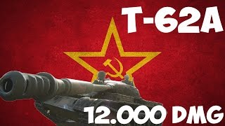 T62A  12000 DMG  World of Tanks [upl. by Cruz972]