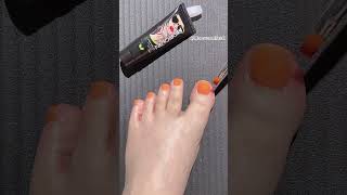 I DIY all my nails at home heres a quick tutorial on how I do Poly gel pedicures at home morovan [upl. by Artemisa]