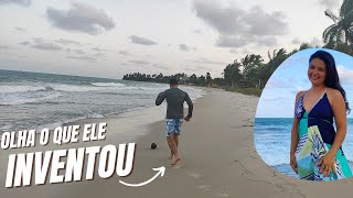 NOSSO PRIMEIRO DIA NA PRAIA DE CARNEIROS EM TAMANDARÉPE [upl. by Refennej537]