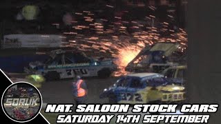 2L Saloon Stock Cars  Meeting Highlights Skegness  14924 [upl. by Anomar]