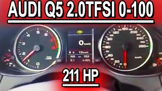 Audi Q5 20 TFSI acceleration 0100 [upl. by Lledualc124]