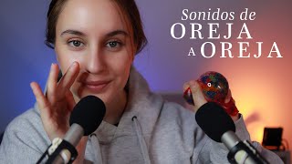 ASMR BINAURAL 🌙 Sonidos de oreja a oreja para dormir [upl. by Doowyah]