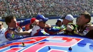 NASCAR Auto Club race highlights [upl. by Adamson]