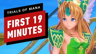 Trials of Mana The First 19 Minutes of Gameplay [upl. by Yearwood]