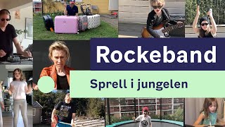 Rockeband musikkvideo Rock fantasien løs med Sprell i Jungelen💥🤟🏿🎸 [upl. by Christiansen]