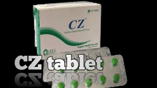 CZ tablet   Cetirizine hydrochloride  CZ কিসের ঔষধ [upl. by Alleda]