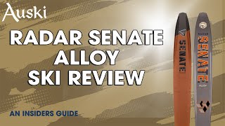 Radar Senate Alloy Slalom Ski Review [upl. by Eberhart]