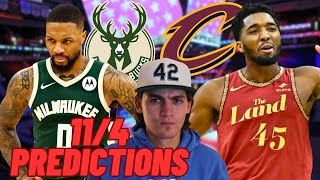 NBA PREDICTIONS amp BEST BETS 114 [upl. by Zipporah911]