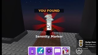 How to get SERENITY marker in FIND THE MARKERS Roblox  UPDATED 2024 [upl. by Spense]