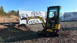 5260  FF Industrial FF13 Mini Excavator Will Be Sold At Auction [upl. by Aiasi]