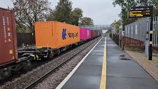 EWS Class 66 through Tackley 061123 [upl. by Itida]