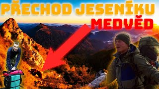 Přechod jeseníku POTKALI JSME MEDVĚDA vlog [upl. by Wernick]