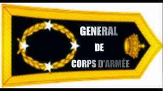 Grades Gendarmerie Royale Marocaine Maroc Gendarme [upl. by Llerahs]