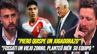 CHILENOS DESTACAN LA EXPERIENCIA DE FOSSATI Y ELOGIAN A PIERO QUISPE  PERÚ VS CHILE  COPA AMÉRICA [upl. by Normandy356]