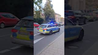 ALARM Polizei rast vorbei in Tübingen  Blaulichtfahrt  2x MercedesBenz EKlasse shorts [upl. by Elletnuahc905]