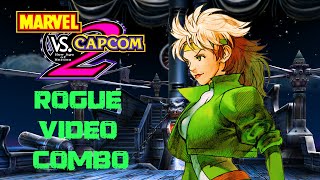 Marvel VS Capcom 2  Rogue Combo Video [upl. by Daphene]