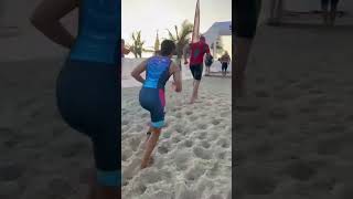 AQUATHLON  SPRINT CATEGORY  SWIMMING  RUNNING  AL HAMRIYAH [upl. by Zetnahs]