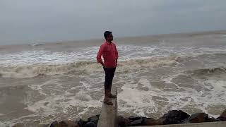 উত্তাল সমুদ্র সৈকত  প্রবল জলোচ্ছ্বাস দীঘাতে  Mandarmani Sea Beach [upl. by Carder]